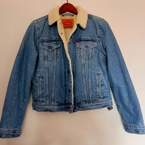 Levi's Sherpa Lined Denim Jacket sz M